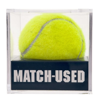 Rafael Nadal and Richard Gasquet Match Used 2013 U.S. Open Semifinals Tennis Ball (MeiGray)